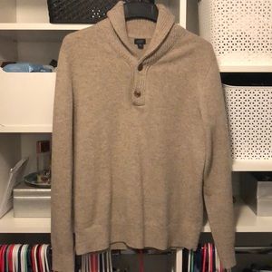 Men’s Jcrew Shawl Neck Sweater Medium
